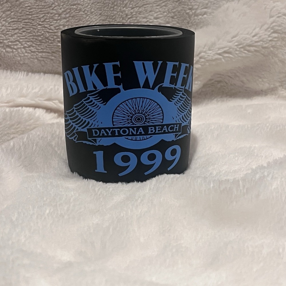 Daytona Bike Week 1999 Can Koozie Motorcycle Week Florida Vintage Coozie EC